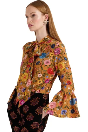 La DoubleJ Dames, Blouses & Shirts, Veelkleurig, Maat: M Zijde