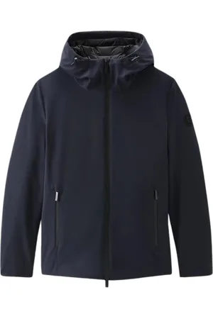 Woolrich Heren, Sweatshirts & Hoodies, Blauw, Maat: M Wol