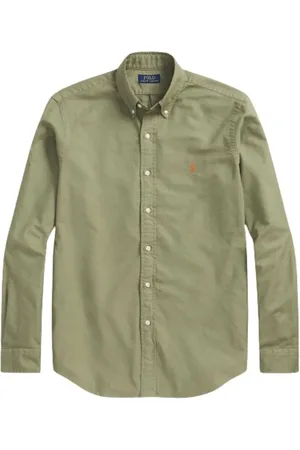Ralph Lauren Heren, Overhemden, Groen, Maat: 2XL Katoen