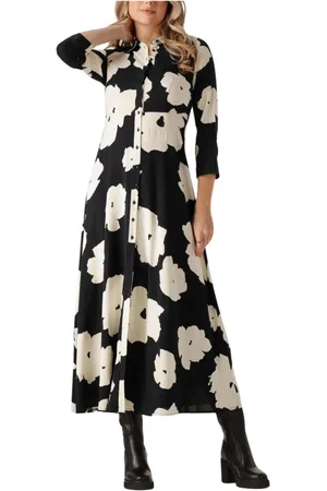 Y.A.S Dames, Jurken, Zwart, Maat: XS
