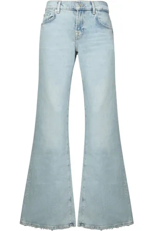 7 for all Mankind Dames, Jeans, Blauw, Maat: W31 Katoen