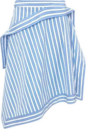 J.W.Anderson Dames, Rokken, Blauw, Maat: M Katoen