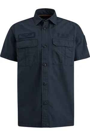 PME Legend™ Heren, Overhemden, Blauw, Maat: M Wol