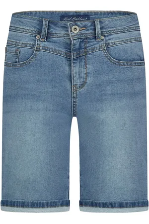 Red Button Dames, Korte broeken, Blauw, Maat: M Katoen