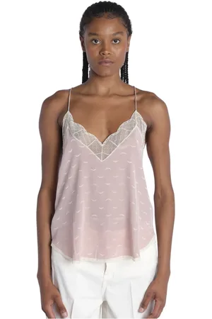 Zadig & Voltaire Dames, Tops, Roze, Maat: M Zijde