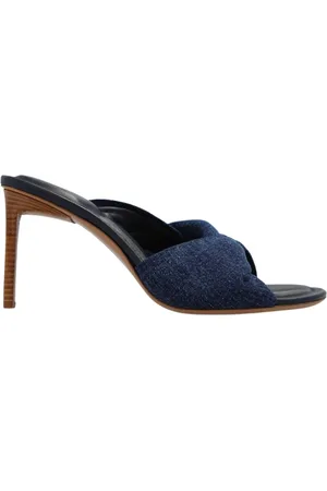 Jacquemus Dames, Schoenen, Blauw, Maat: 37 EU Leer