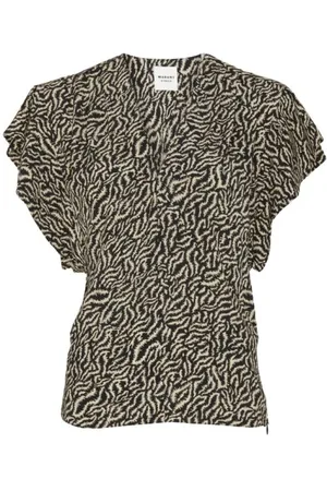 Isabel Marant Dames, Blouses & Shirts, Zwart, Maat: S Viscose