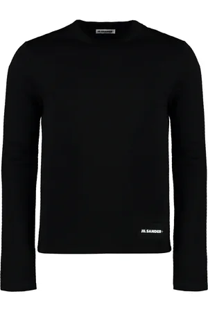 Jil Sander Heren, Tops, Zwart, Maat: XL Wol