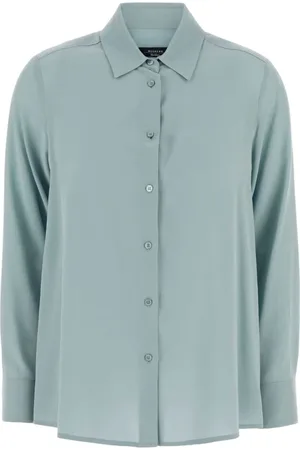 Max Mara Dames, Blouses & Shirts, Blauw, Maat: XL