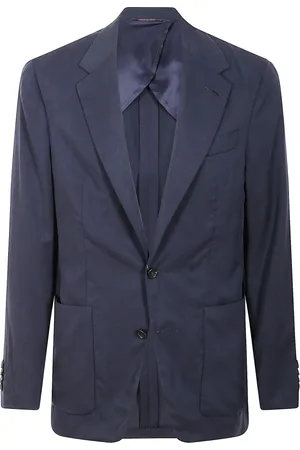 CANALI Heren, Pakken, Blauw, Maat: 3XL