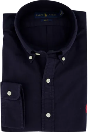 Ralph Lauren Heren, Overhemden, Blauw, Maat: XL Katoen