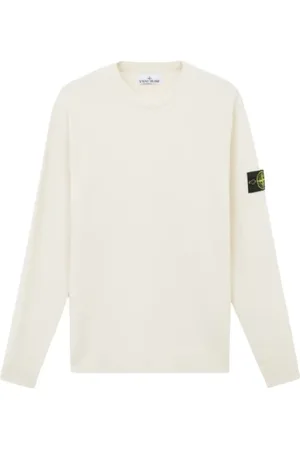Stone Island Heren, Truien, Wit, Maat: XL Wol