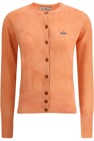 Vivienne Westwood Dames, Truien, Oranje, Maat: S Katoen