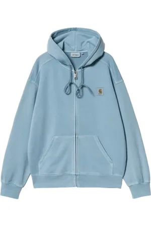 Carhartt Heren, Sweatshirts & Hoodies, Blauw, Maat: S Katoen