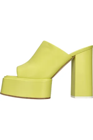 3Juin Dames, Schoenen, Geel, Maat: 39 EU Leer