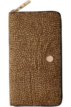 Borbonese Dames, Accessoires, Bruin, Maat: ONE Size Suède