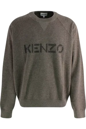 Kenzo Heren, Truien, Bruin, Maat: L Wol
