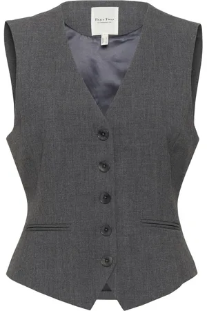 Part Two Dames, Jassen, Grijs, Maat: XS Flanel