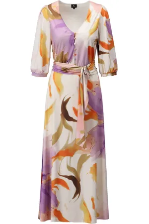 K-design Dames, Jurken, Veelkleurig, Maat: XL