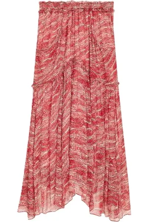 Isabel Marant Dames, Rokken, Rood, Maat: S Viscose