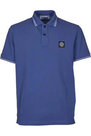Stone Island Heren, Tops, Blauw, Maat: M Katoen