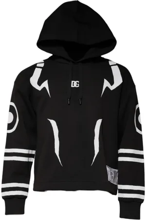Dolce & Gabbana Heren, Sweatshirts & Hoodies, Zwart, Maat: XS Katoen