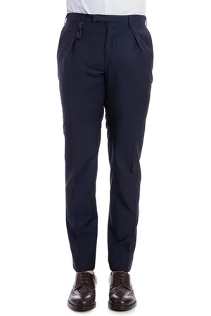 Incotex Heren, Broeken, Blauw, Maat: XL