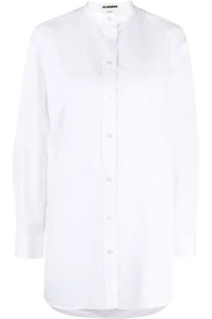 Jil Sander Dames, Overhemden, Wit, Maat: S Katoen