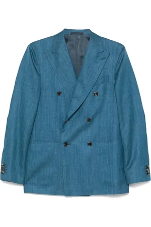CARUSO Heren, Jassen, Blauw, Maat: XL
