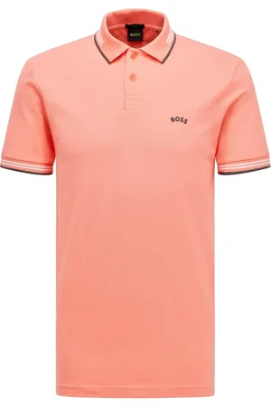 HUGO BOSS Heren, Tops, Roze, Maat: M Katoen