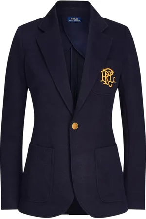 Ralph Lauren Dames, Jassen, Blauw, Maat: L Leer