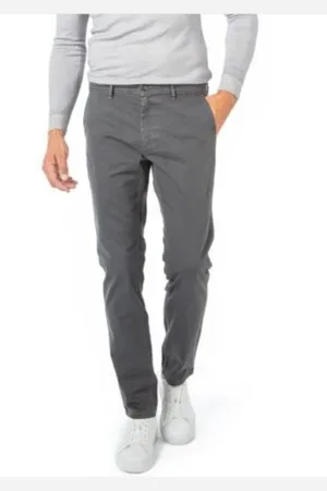 HUGO BOSS Heren, Broeken, Grijs, Maat: W40 L32