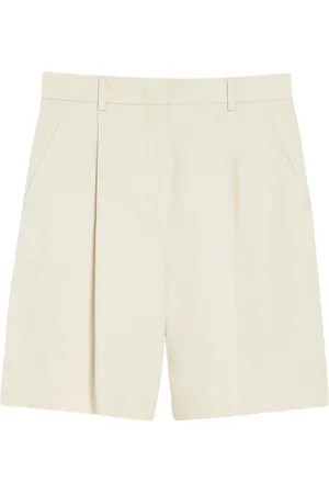 Max Mara Dames, Korte broeken, Wit, Maat: XS Katoen