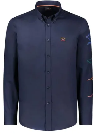 Paul & Shark Heren, Overhemden, Blauw, Maat: S