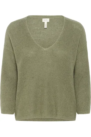 Part Two Dames, Truien, Groen, Maat: XL Katoen