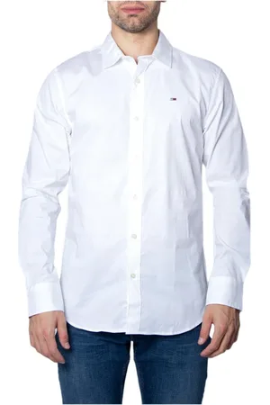 Tommy Hilfiger Heren, Overhemden, Wit, Maat: XS Katoen