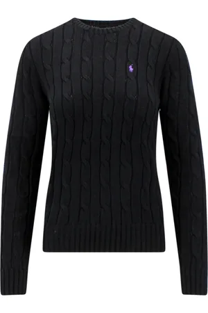 Ralph Lauren Dames, Truien, Zwart, Maat: L Katoen