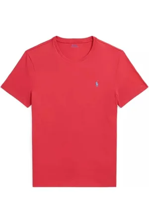 Ralph Lauren Heren, Tops, Rood, Maat: M Katoen