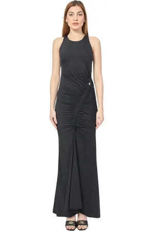 Patrizia Pepe Dames, Jurken, Zwart, Maat: XS Viscose