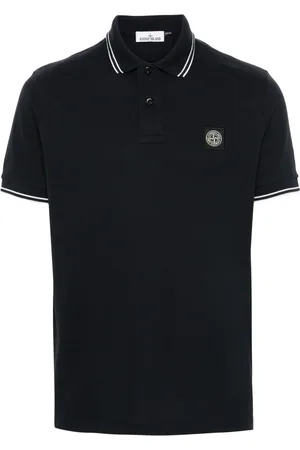 Stone Island Heren, Tops, Blauw, Maat: 3XL Katoen