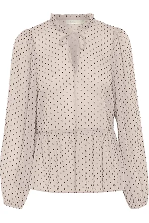 INWEAR Dames, Blouses & Shirts, Wit, Maat: XS Poliester