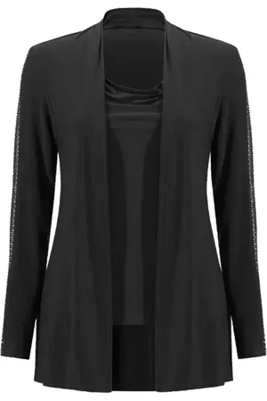 Joseph Ribkoff Dames, Blouses & Shirts, Zwart, Maat: 5XL Spandex