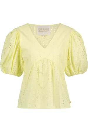 Fabienne Chapot Dames, Blouses & Shirts, Geel, Maat: M