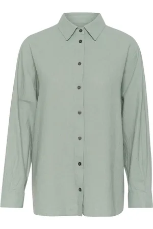INWEAR Dames, Blouses & Shirts, Groen, Maat: XL