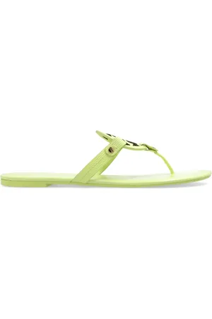 Tory Burch Dames, Schoenen, Groen, Maat: 40 1/2 EU Leer
