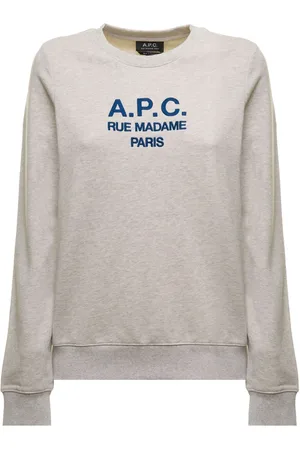 A.P.C. Dames, Sweatshirts & Hoodies, Grijs, Maat: XS Katoen