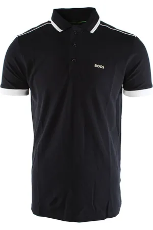 HUGO BOSS Heren, Tops, Blauw, Maat: XL Katoen