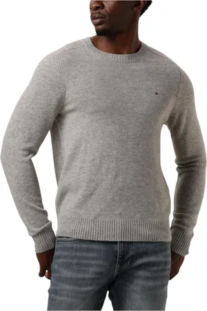 Tommy Hilfiger Heren, Truien, Grijs, Maat: 2XL Wol
