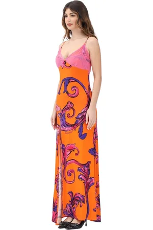 VERSACE Dames, Jurken, Veelkleurig, Maat: S