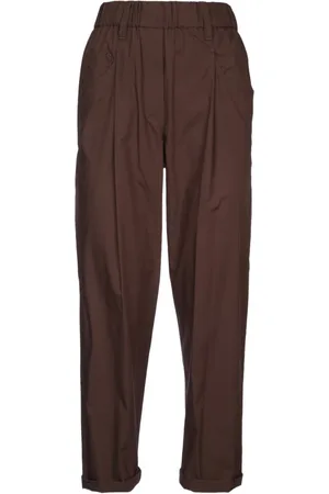 Brunello Cucinelli Dames, Broeken, Bruin, Maat: M